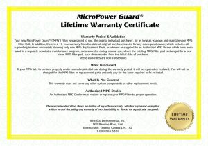 warranty